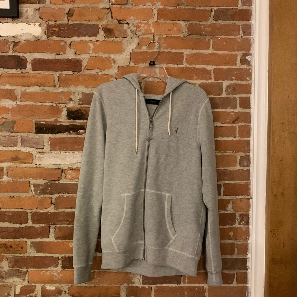 All Saints Men’s Full Zip Hoodie